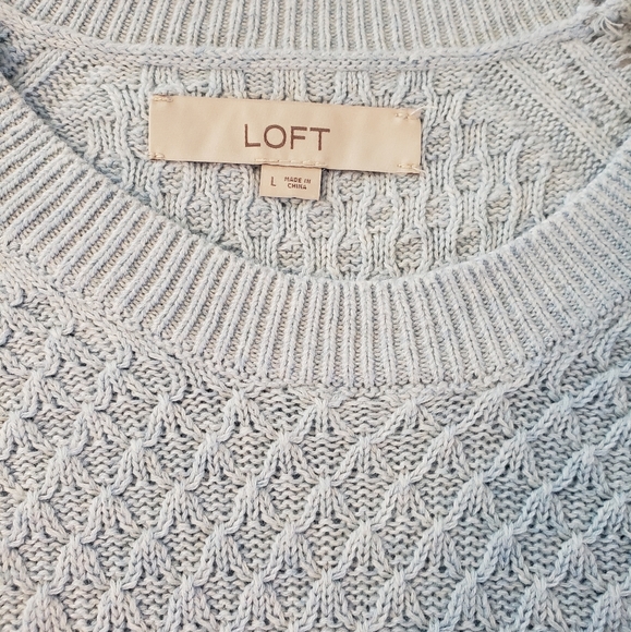 Like new cotton Loft sweater - Picture 3 of 4